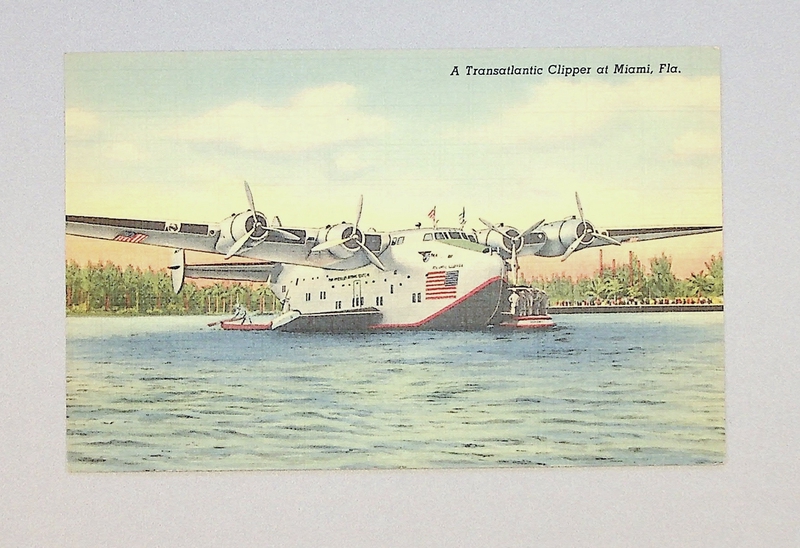 Image: postcard: Pan American Airways, Boeing 314 Clipper