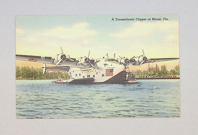 Image: postcard: Pan American Airways, Boeing 314 Clipper