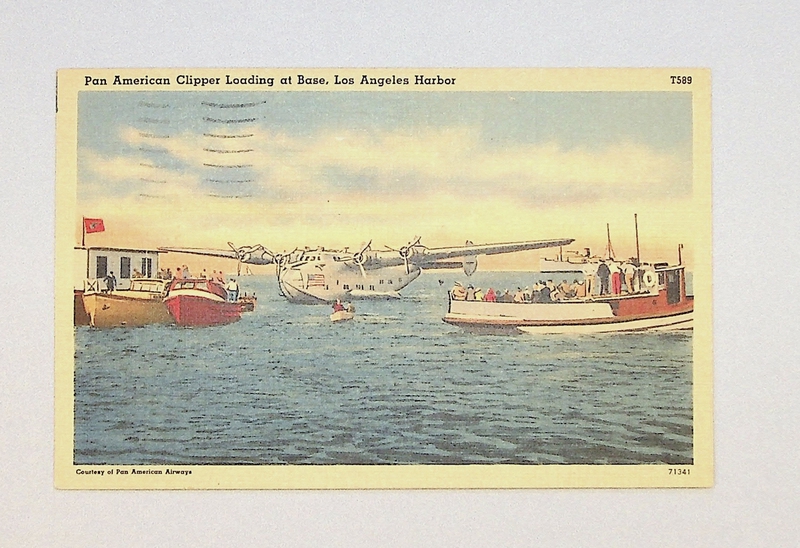 Image: postcard: Pan American Airways, Boeing 314 Clipper