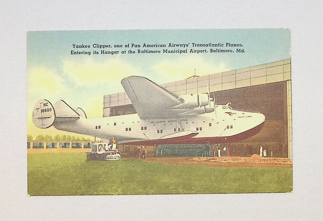 Postcard: Pan American Airways, Boeing 314 Yankee Clipper