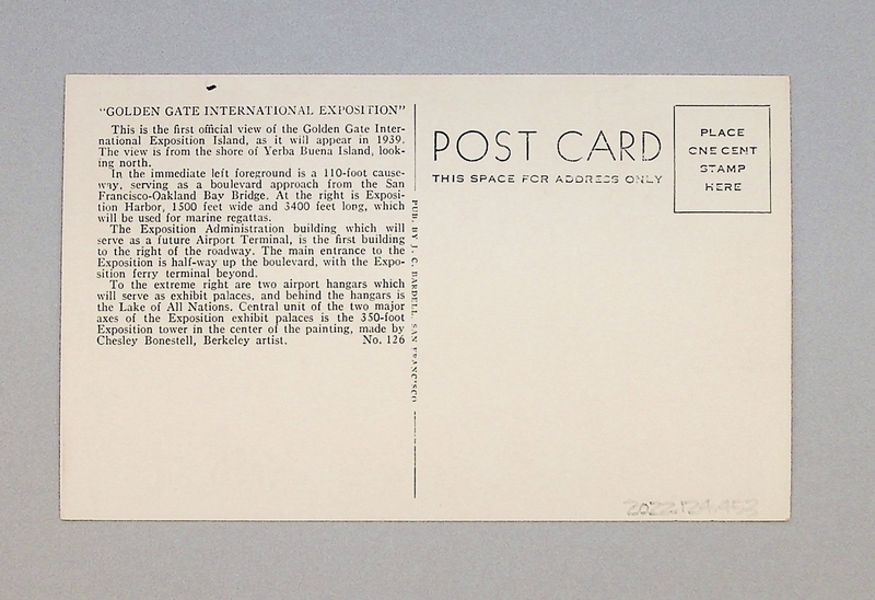Image: postcard: Golden Gate International Exposition