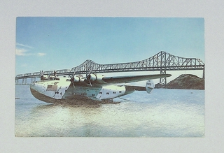 Image: postcard: Pan American Airways, Boeing 314 California Clipper
