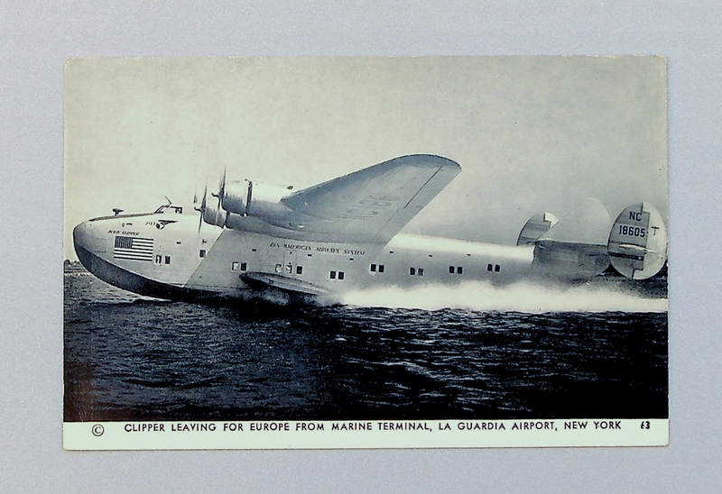Image: postcard: Pan American Airways, Boeing 314 Dixie Clipper