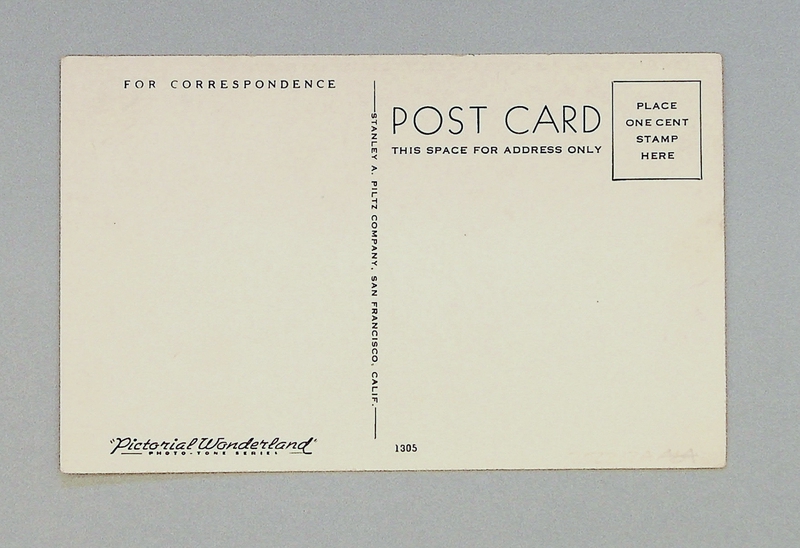 Image: postcard: Pan American Airways, Boeing 314 Atlantic Clipper