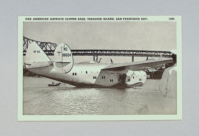 Postcard: Pan American Airways, Boeing 314 Atlantic Clipper