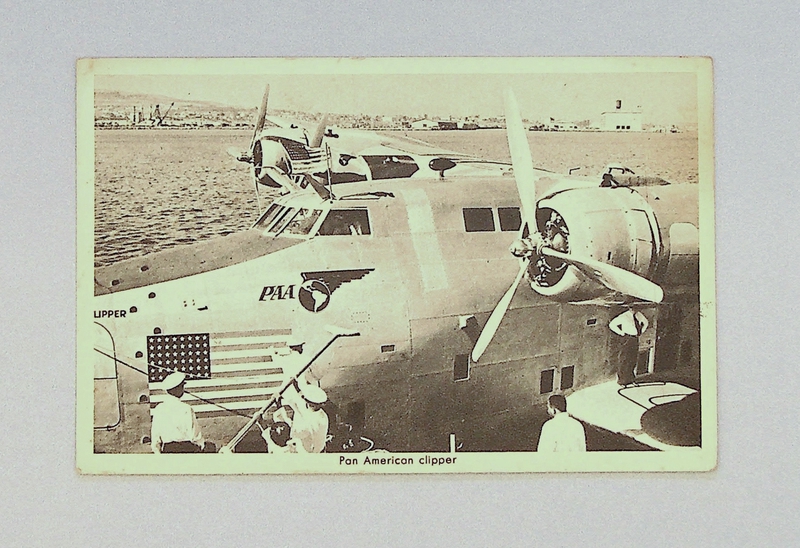 Image: postcard: Pan American Airways, Boeing 314 Honolulu Clipper