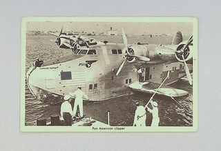 Image: postcard: Pan American Airways, Boeing 314 Honolulu Clipper