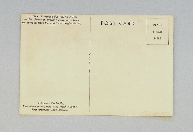 Image: postcard: Pan American World Airways, Convair Model 37