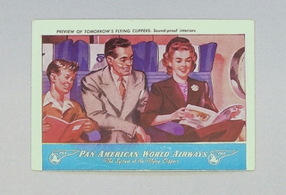 Image: postcard: Pan American World Airways, Convair Model 37