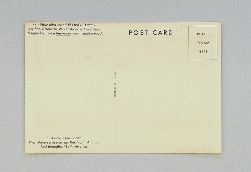 Image: postcard: Pan American World Airways, Convair Model 37