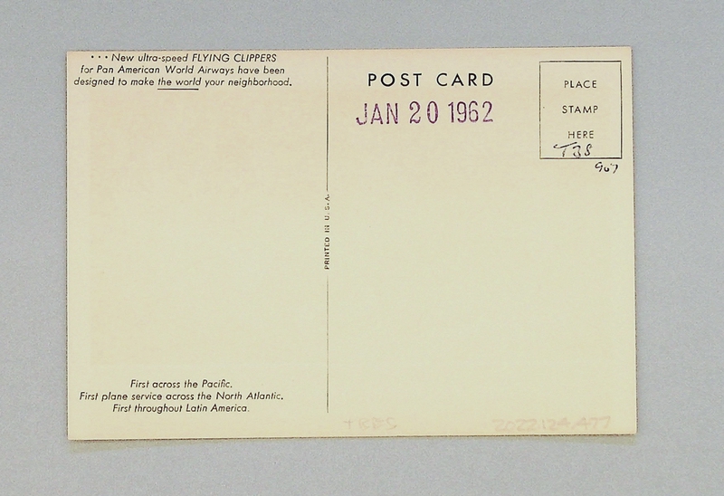 Image: postcard: Pan American World Airways, Convair Model 37