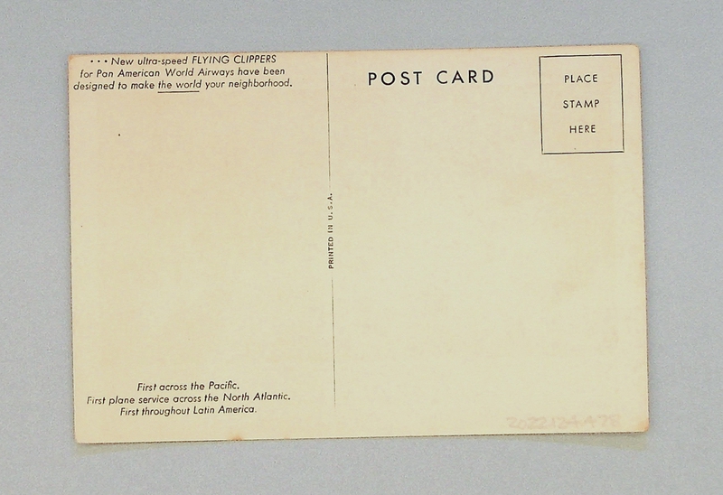 Image: postcard: Pan American World Airways, Convair Model 37