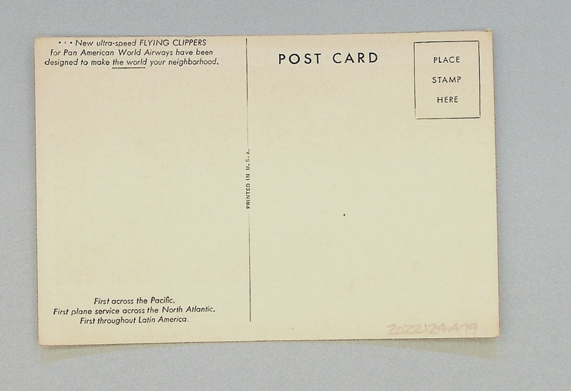 Image: postcard: Pan American World Airways, Convair Model 37