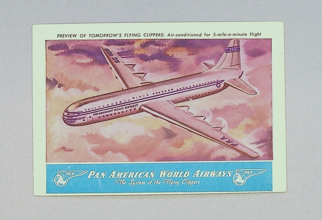 Postcard: Pan American World Airways, Convair Model 37