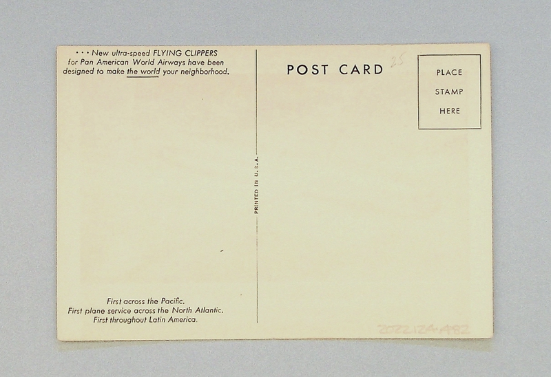 Image: postcard: Pan American World Airways, Convair Model 37