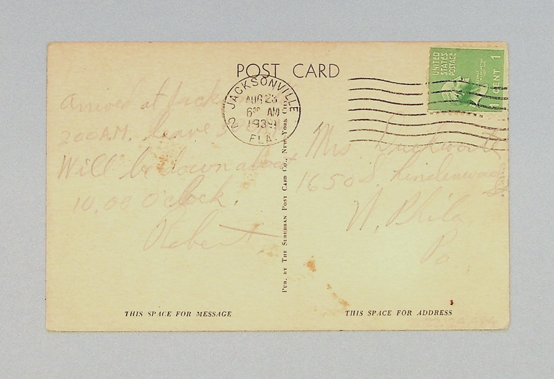 Image: postcard: Pan American Airways, Pan American International passenger terminal