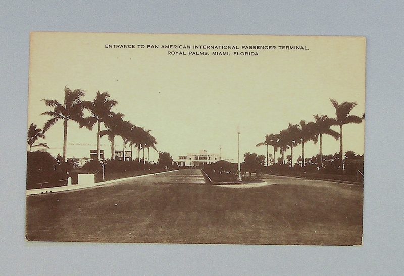 Image: postcard: Pan American Airways, Pan American International passenger terminal