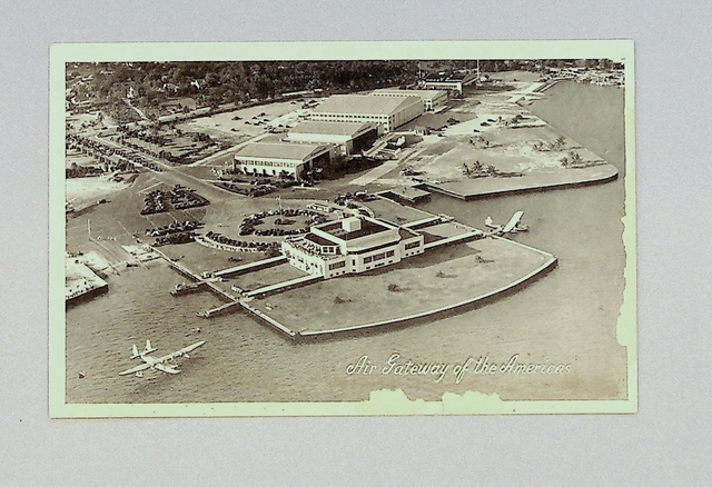 Postcard: Pan American Airways, Pan American International Airport