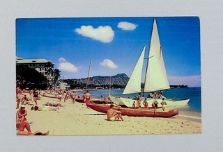 Image: postcard: Pan American World Airways, Hawaii