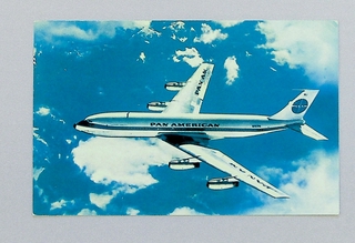 Image: postcard: Pan American World Airways, Boeing 707
