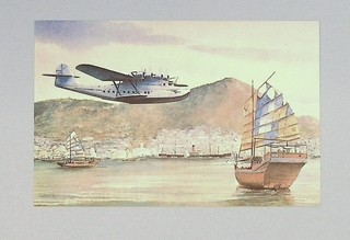 Image: postcard: Pan American Airways, Martin M-130 Philippine Clipper