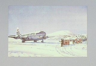 Image: postcard: Pan American World Airways, Boeing 377 Stratocruiser
