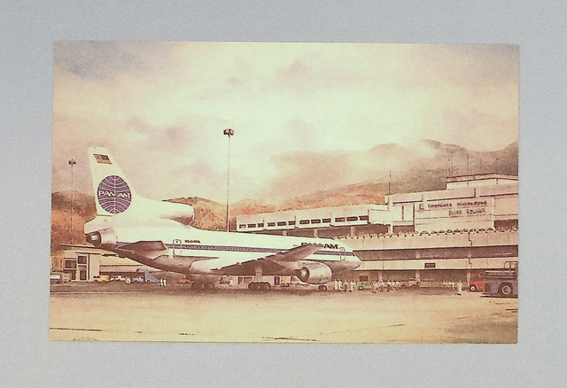 Postcard: Pan American World Airways, Lockheed L-1011 TriStar