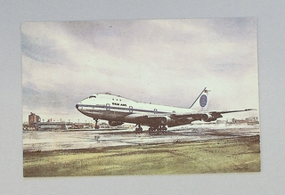 Image: postcard: Pan American World Airways, Boeing 747-100