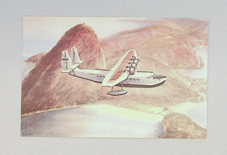 Image: postcard: Pan American Airways, Sikorsky S-42 Brazilian Clipper