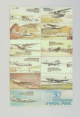 Image: postcard: Pan American World Airways, 50 years