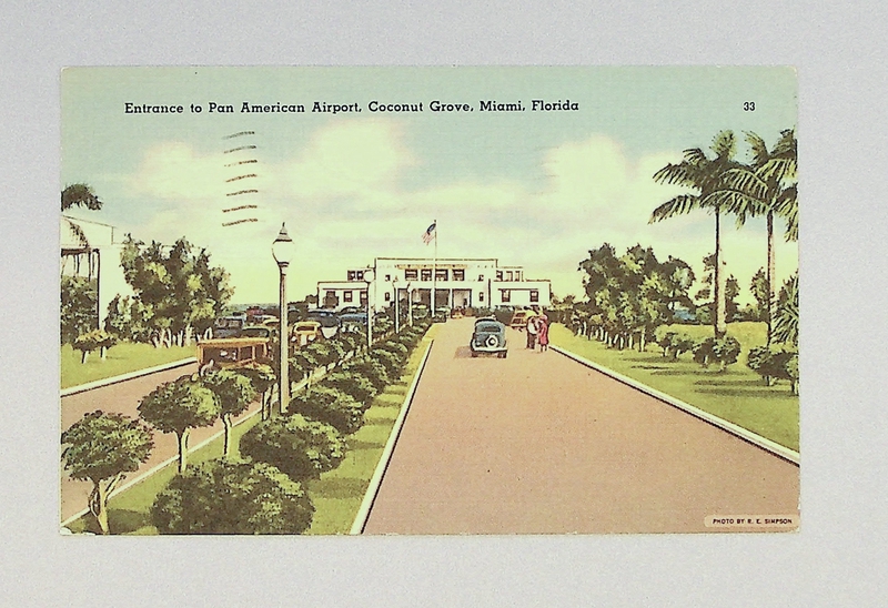 Image: postcard: Pan American Airways, Pan American Airport