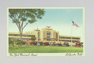 Image: postcard: New York Municipal Airport, La Guardia Field