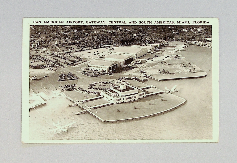 Image: postcard: Pan American Airways, Pan American Airport