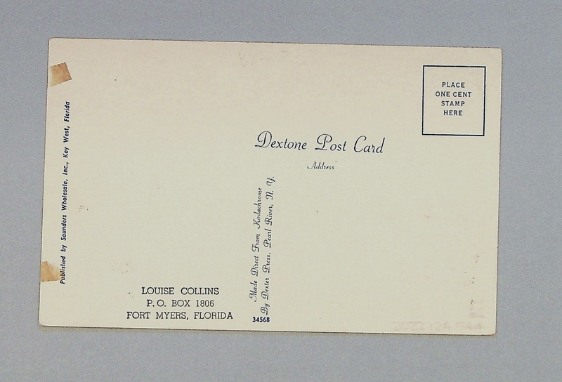 Image: postcard: Pigeon Key