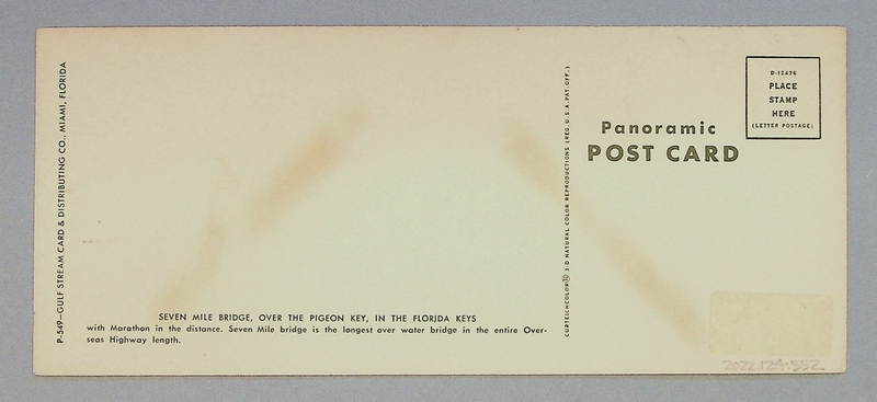 Image: postcard: Seven Mile Bridge, Florida Keys