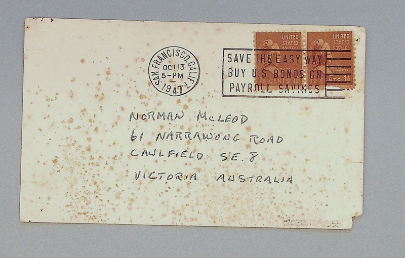 Image: postcard: QSL card, Wake Island