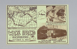 Image: postcard: Wake Island Conference