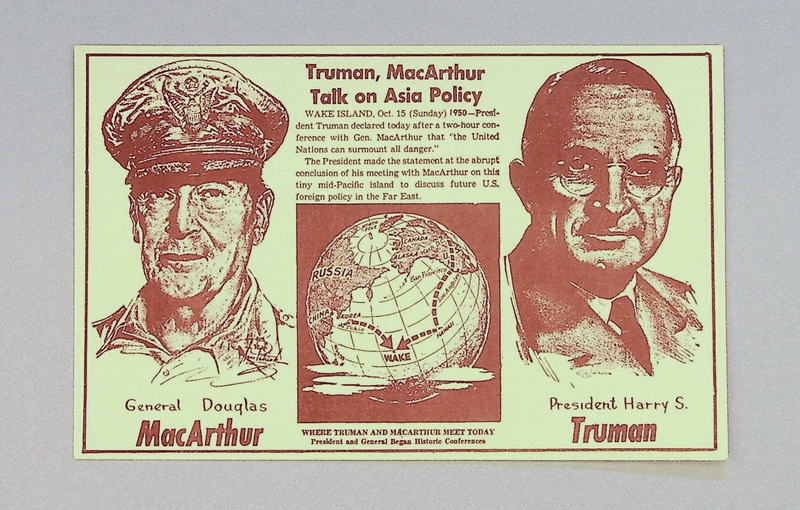 Image: postcard: Wake Island Conference