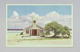 Image: postcard: Pan American Airways, Wake Island, Church by the Sea