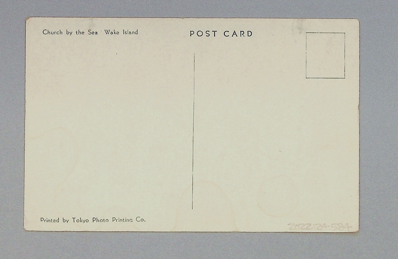 Image: postcard: Pan American Airways, Wake Island, Church by the Sea