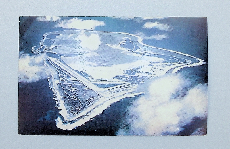 Image: postcard: Wake Island, aerial image