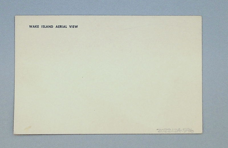 Image: postcard: Wake Island, aerial image