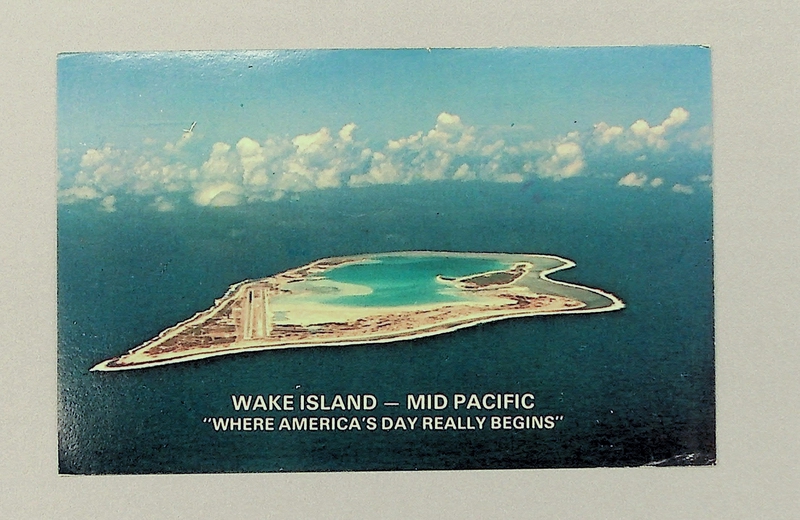 Image: postcard: Wake Island, aerial image