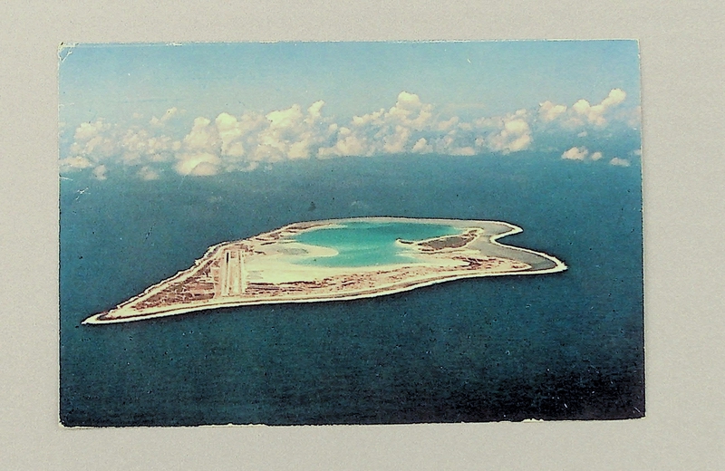 Image: postcard: Wake Island, aerial image