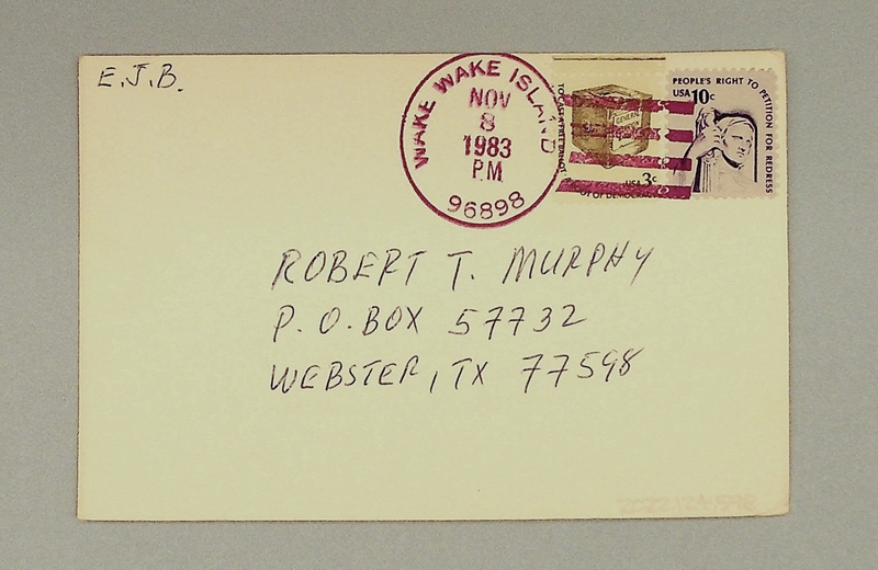 Image: postcard: Wake Island, aerial image