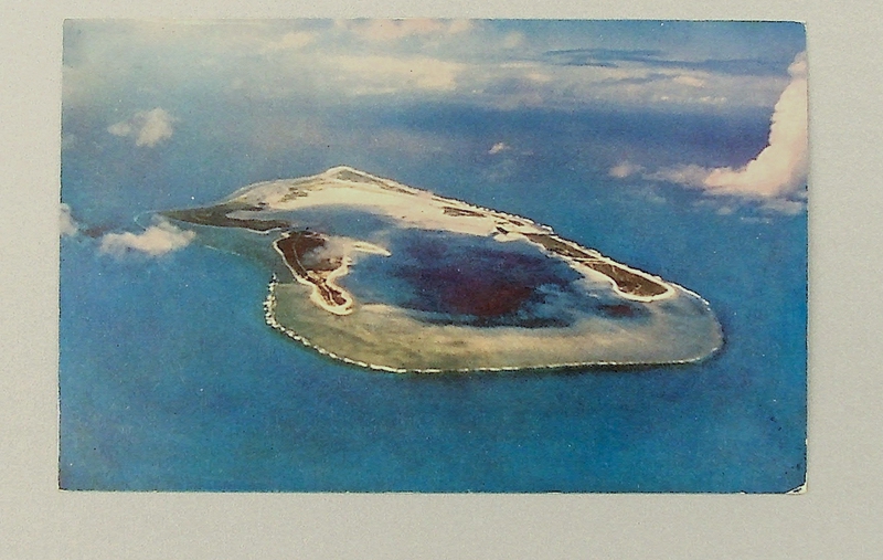 Image: postcard: Wake Island, aerial image
