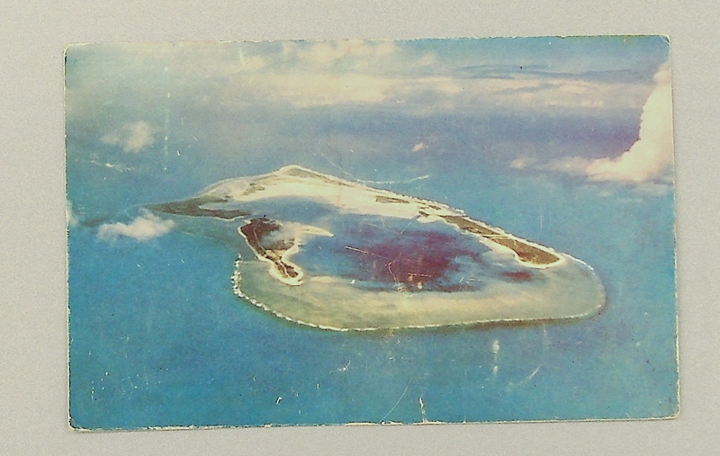 Image: postcard: Wake Island, aerial image