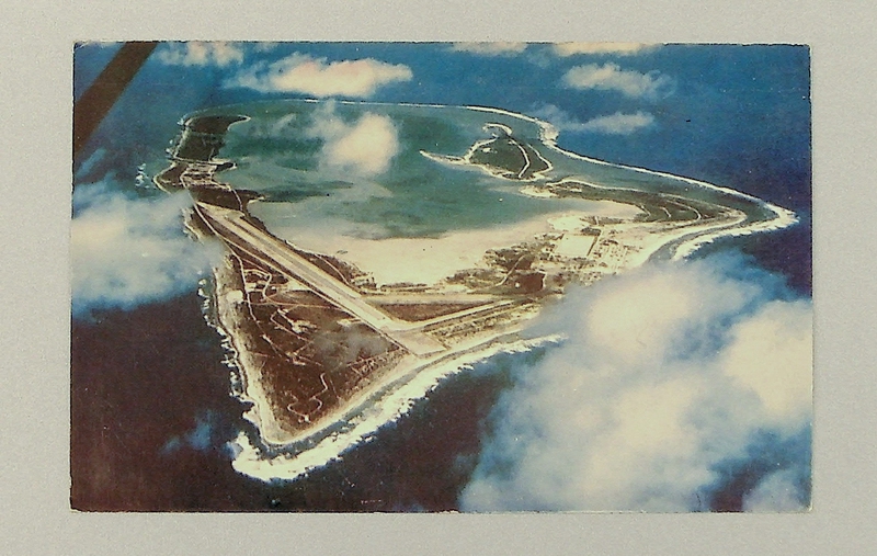 Image: postcard: Wake Island, aerial image