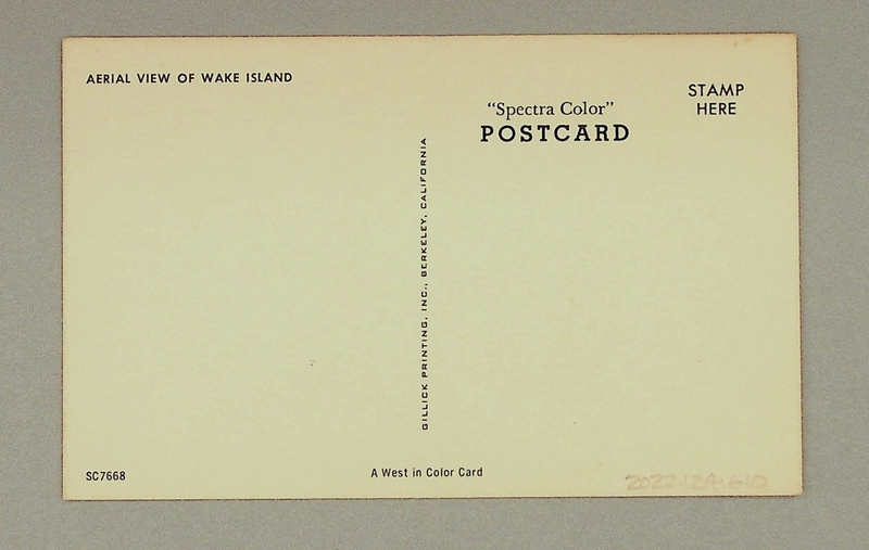 Image: postcard: Wake Island, aerial view