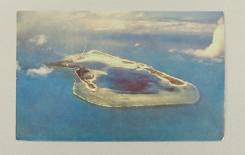 Image: postcard: Wake Island, aerial image